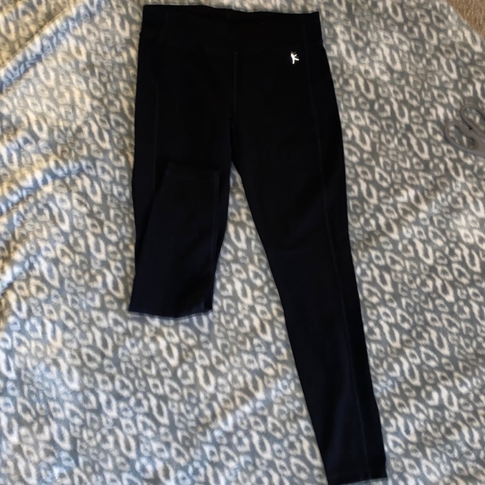 Black leggings,size S,brand Danskin,fitted,